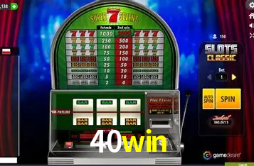 Descubra a Essência do 40win: Nossa História e Compromissos